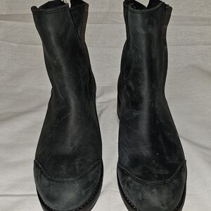 Furygan Motorcycle Hardtoe Black Leather Riding Boots